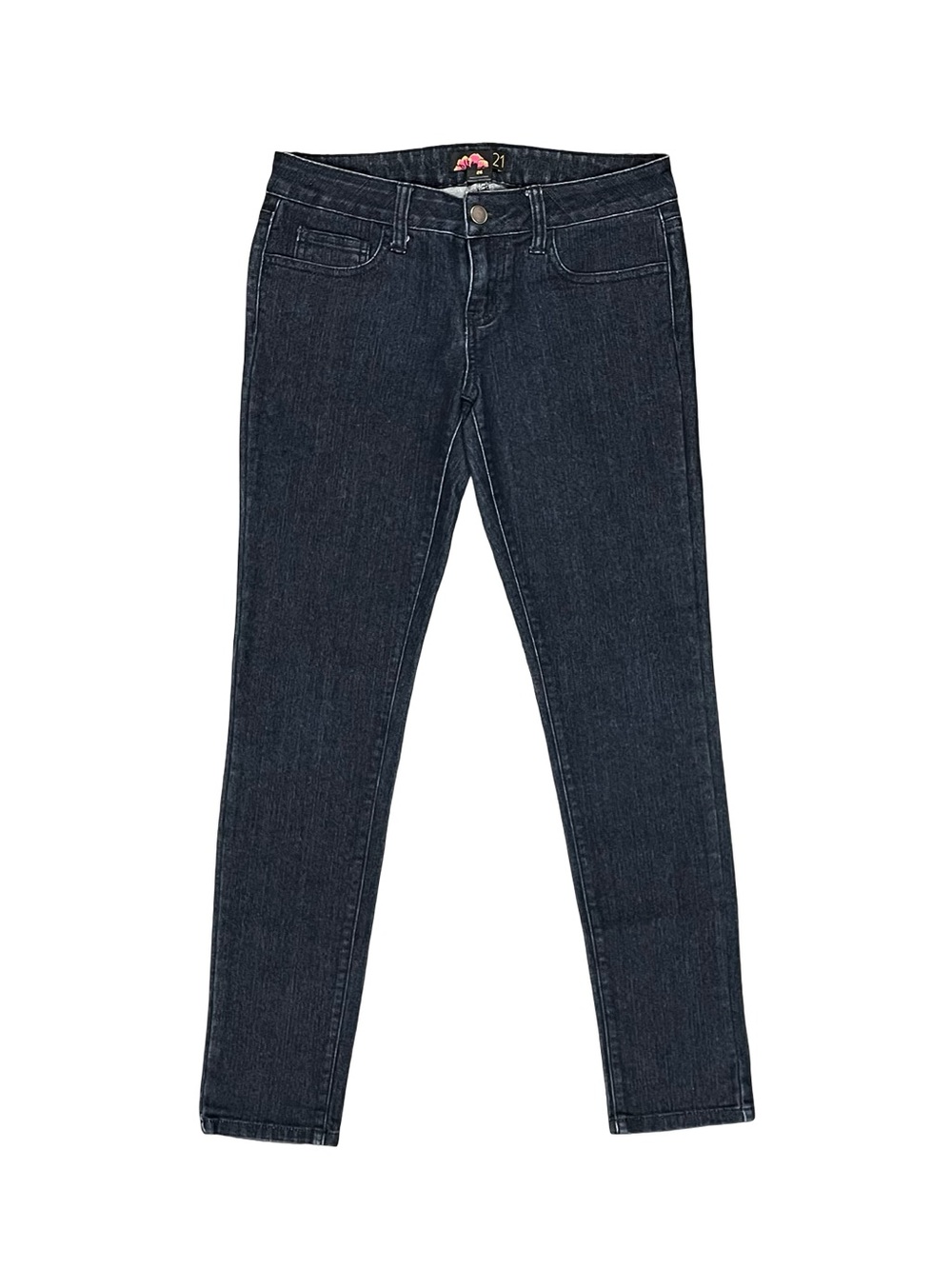 Yenes Women’s Skinny Jeans Size 14 Dark Wash Stretch Denim Classic Y2K Style